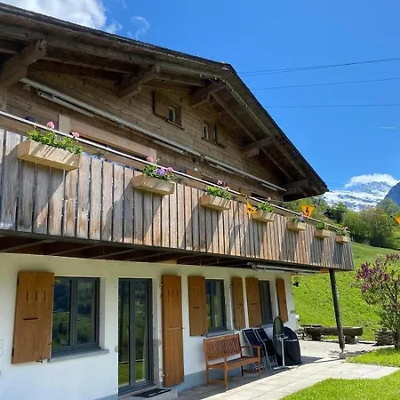 Bachsbort 14 4- Bett Parterre, Freie Sicht Auf Eiger Apartment *